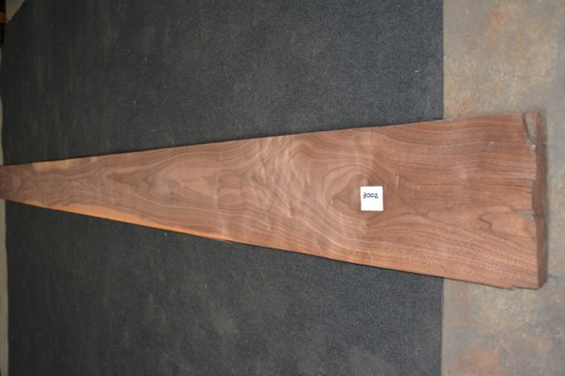 Amerikaans noten fineer 435 x 23-26 cm | 0.6mm | 1,065m²