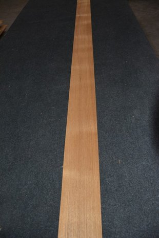 Teak fineer 237 x 12-14 cm | 0.6 mm | 0,308m²