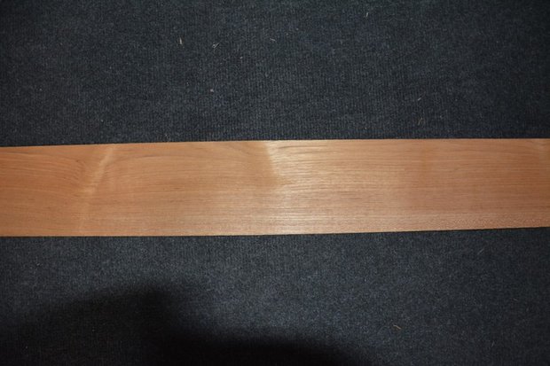 Teak fineer 243 x 10-11 cm | 0.6 mm | 0,255m²