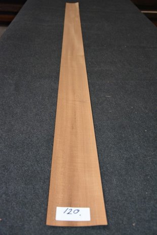 Teak fineer 243 x 12-13 cm | 0.6 mm | 0,303m²