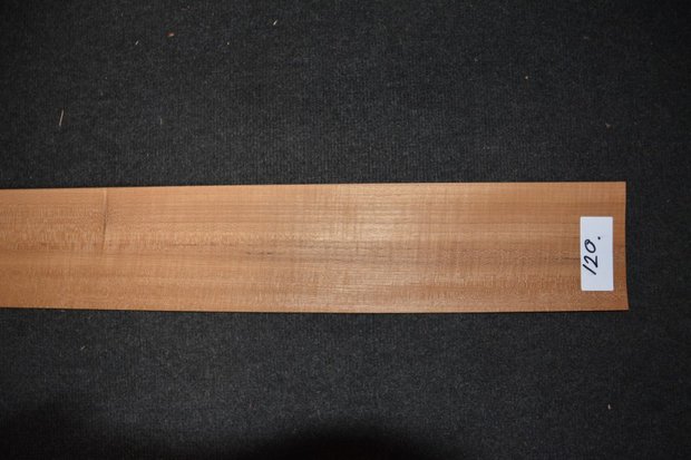 Teak fineer 243 x 12-13 cm | 0.6 mm | 0,303m²
