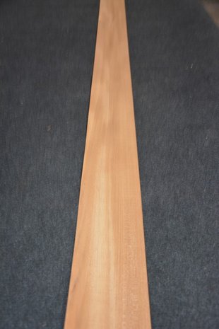 Teak fineer 243 x 12-13 cm | 0.6 mm | 0,303m²