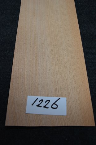 Beuken fineer 262 x 12-15 cm | 0.6mm | 0,354m² 