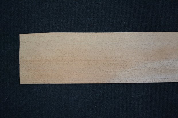 Beuken fineer 262 x 12-15 cm | 0.6mm | 0,354m² 