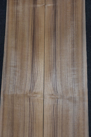 Teak fineer 410 x 17-19 cm | 0.6 mm | 0,738m²