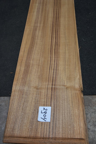 Teak fineer 410 x 19-25 cm | 0.6 mm | 0,902m²