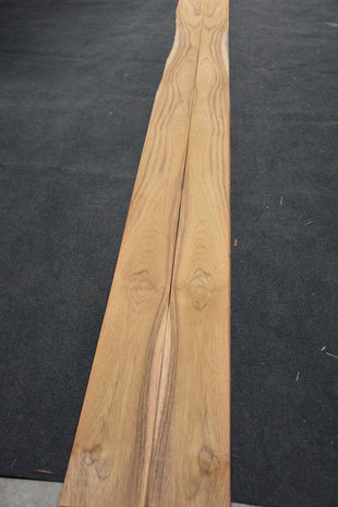Teak fineer 410 x 14-15 cm | 0.6 mm | 0,595m²