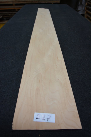 Esdoorn fineer 220 x 20-24cm | 0.6mm | 0,484m²