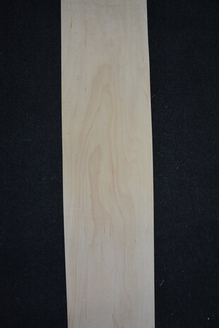 Esdoorn fineer 220 x 20-24cm | 0.6mm | 0,484m²